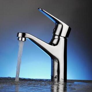 远阳 浴室面盆龙头冷热 单把单孔 卫浴水龙头 全铜 加高